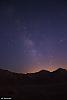 in نجومی ( ميدان ديد باز) عکاس : علی آئین جمشید Milky Way a few minutes after sunset