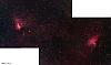 in نجومی (عمق آسمان) عکاس : مهدی ناصری Eagle & Omega Nebula