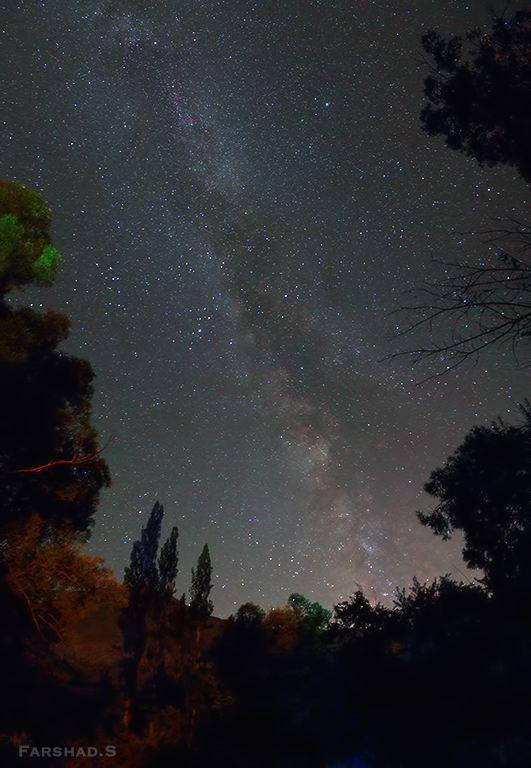 in نجومی ( ميدان ديد باز) عکاس : farshad Milky Way 2