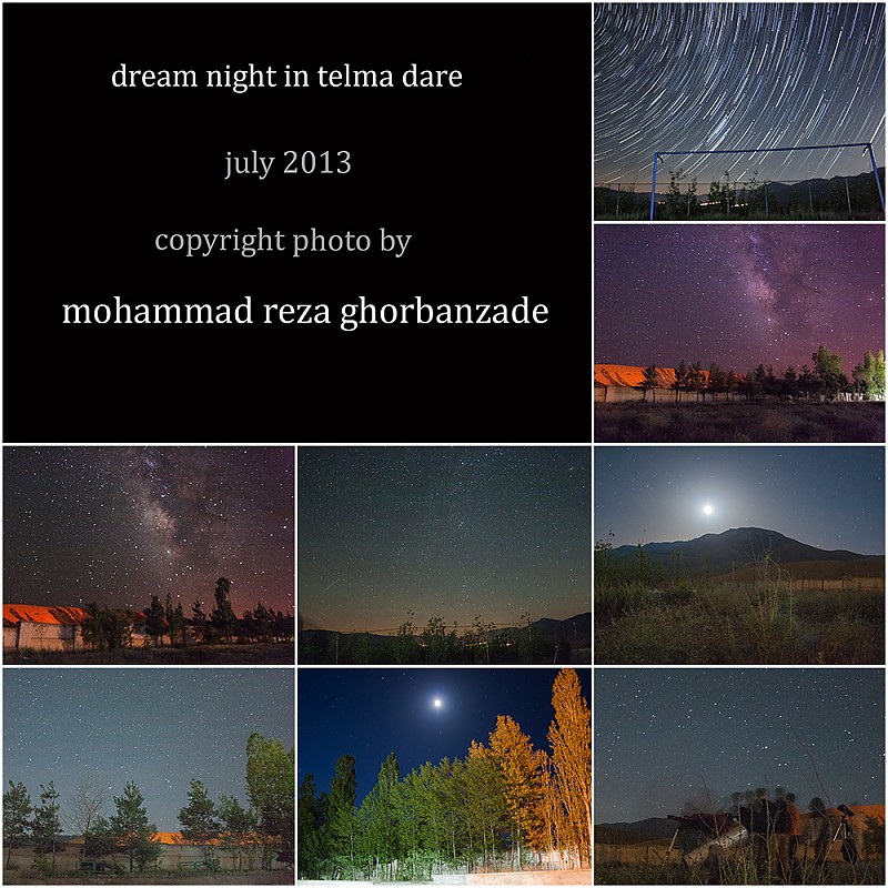 in نجومی ( ميدان ديد باز) عکاس : mohammad_reza یک شب در تلما دره