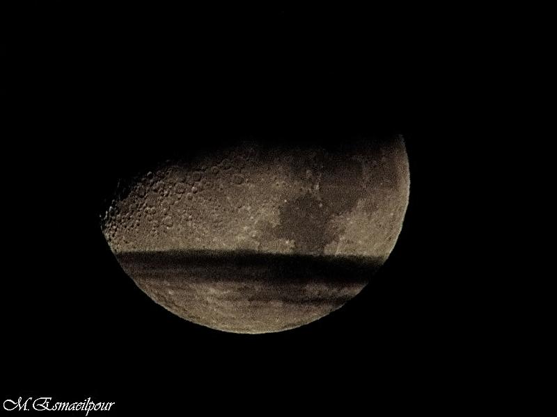 in نجومی (عمق آسمان) عکاس : Esmaeilpour ابر و ماه
