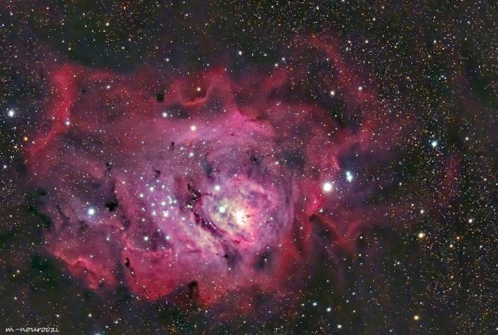 in نجومی (عمق آسمان) عکاس : m-nouroozi M8-Lagoon Nebula