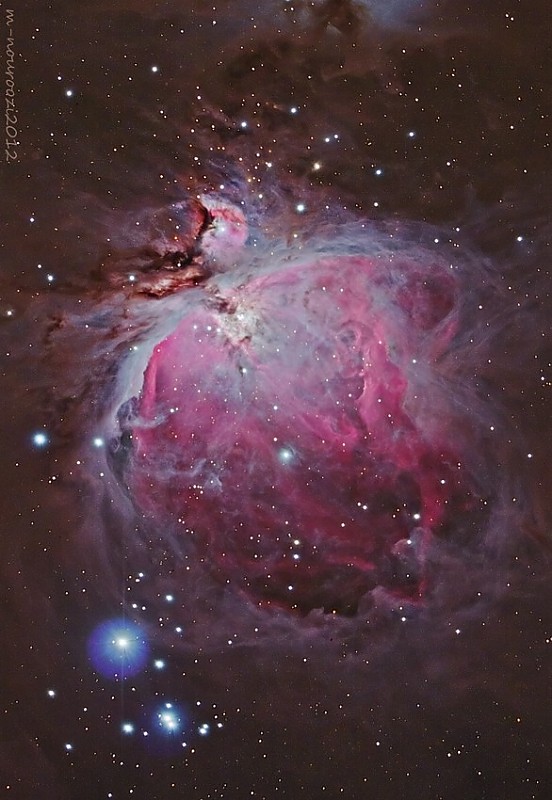in نجومی (عمق آسمان) عکاس : m-nouroozi Great Orion Nebula!