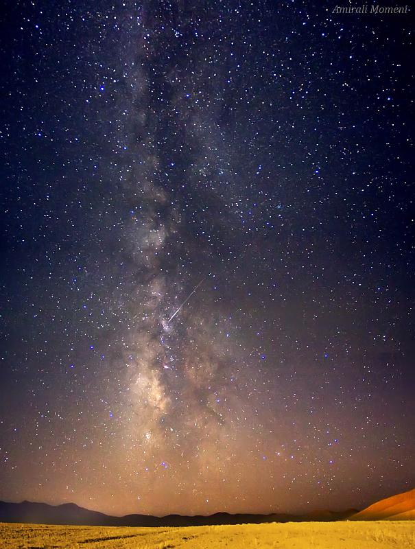 in نجومی ( ميدان ديد باز) عکاس : Amirali ایریدیوم در قلب راه شیری